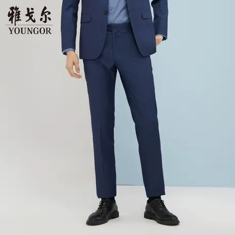 雅戈尔奥莱 商场同款男士西裤秋季新款官方商务休闲羊毛西裤男商品大图