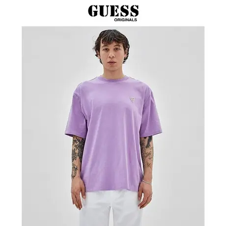 GUESSOriginals 款情侣款经典款圆领短袖T恤图片