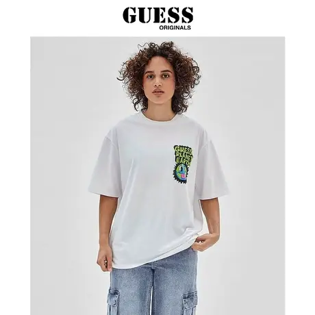 GUESS Originals 款地球日系列男士圆领短袖T恤-M3GI51KBQN2商品大图