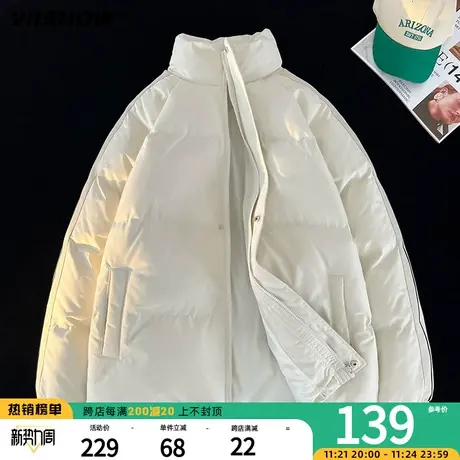 VIISHOW面包服ins潮棉服男冬季2023年新款韩版宽松棉衣棉袄男外套商品大图