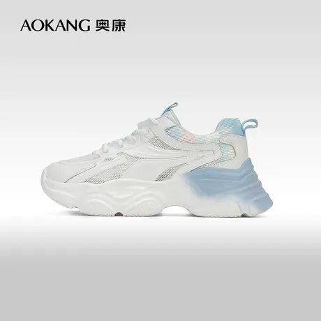 【门店发货】奥康女鞋 春秋季时尚休闲运动鞋舒适透气日常图片