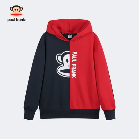 大嘴猴童装男童连帽卫衣2023秋冬新品中大童洋气上衣女童纯棉帽衫商品大图