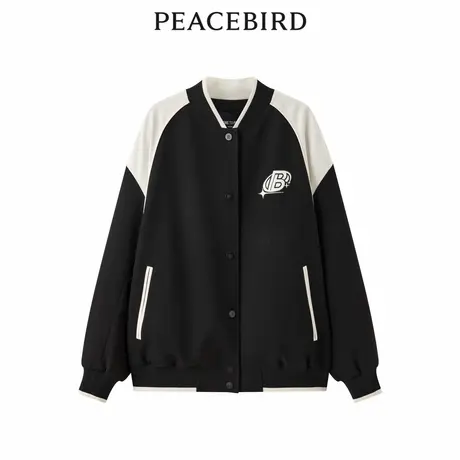 太平鸟女装秋季新款撞色棒球外套时尚潮流外套女A3BBD3308商品大图