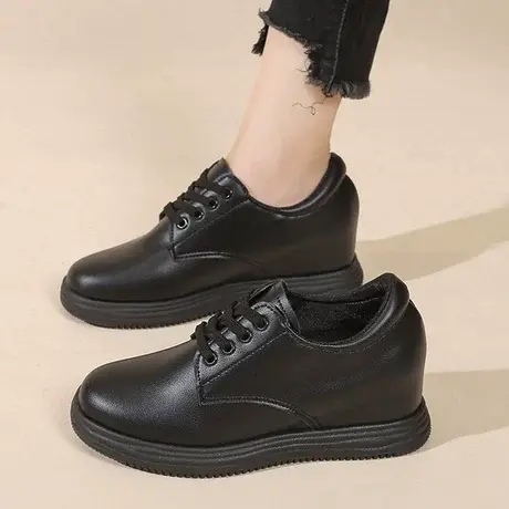 小白鞋女2023秋季新款百搭软底防滑韩版透气帆布鞋牛筋底防臭单鞋商品大图