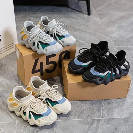 椰子女鞋秋冬轻便运动鞋八爪鱼软底室内健身跳绳减震跑步瑜伽女鞋商品大图