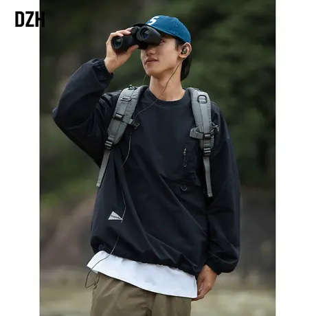 男士山系户外卫衣男速干外套男款潮牌春秋季新款旅游穿搭机能衣服商品大图