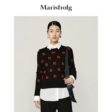 【奥莱清仓保暖季特价 】玛丝菲尔毛针织衫商品大图