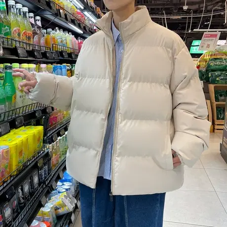 棉衣男士冬季2023新款加厚棉袄外套韩版潮流宽松潮牌面包羽绒棉服商品大图