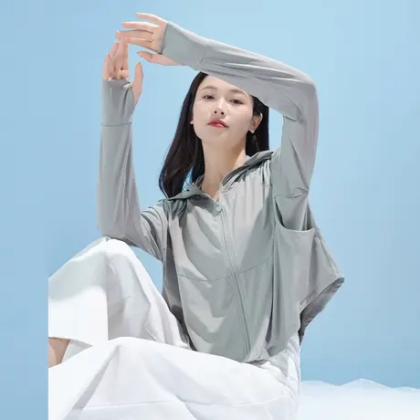 【UPF50+防晒衣】娅丽达防紫外线连帽外套夏季新款户外宽松皮肤衣图片