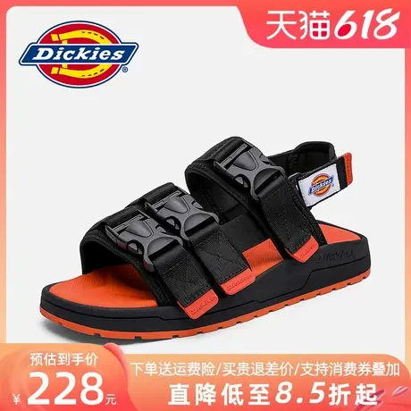 Dickies凉鞋男夏季外穿两用沙滩鞋防滑耐磨拖鞋男款运动男士凉拖商品大图