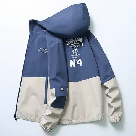 外套男士2023年新款春秋季休闲飞行夹克男潮流工装秋装学生上衣服商品大图