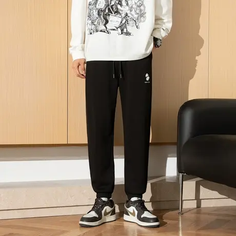 唐狮秋冬季新款运动裤男宽松直筒裤百搭休闲卫裤束脚裤子男潮流TD图片