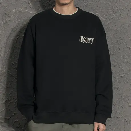 男士卫衣新款2020爆款男生衣服搭配帅气上衣男生卫衣ins港风无帽商品大图