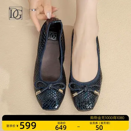 真皮浅口单鞋女平底鞋新款软底软面百搭配裙子休闲妈妈皮鞋子商品大图