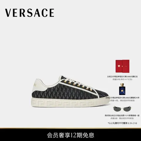 【新品】VERSACE/范思哲 男士Greca提花帆布运动鞋商品大图