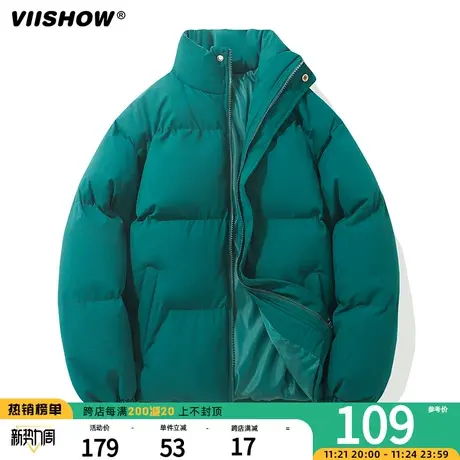 VIISHOW棉衣冬季美式棉服男保暖面包服男生痞帅宽松潮牌加厚衣服商品大图