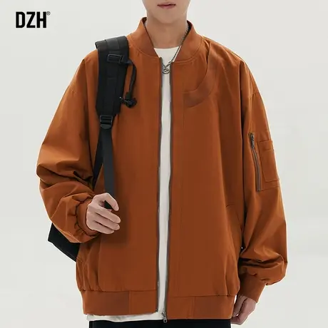 男士美式棒球服男款秋季休闲外套男高级感痞帅2023新款飞行员夹克商品大图