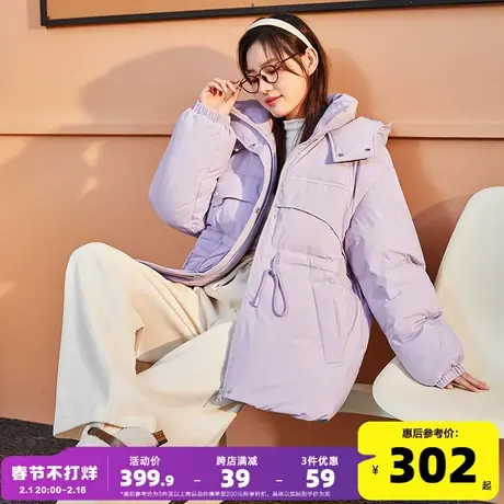 唐狮2023年冬季新款女羽绒服中长款收腰显瘦宽松加厚上衣外套潮DY图片