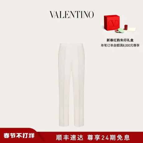【新品】华伦天奴VALENTINO男士羊毛和真丝长裤商品大图