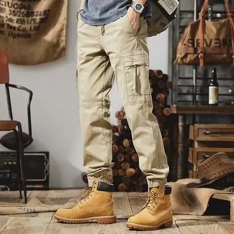 Modi Nick/摩帝尼克裤子男款男士工装裤宽松长裤子男潮流百搭时尚商品大图