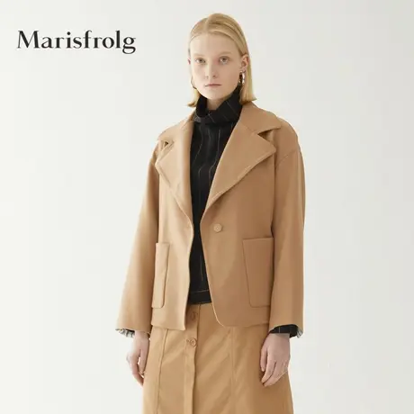 【奥莱清仓保暖季特价 】玛丝菲尔毛呢外套商品大图