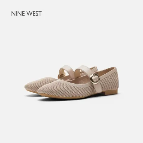 【商场同款】Nine West/玖熙飞织玛丽珍鞋女2025夏季新款复古单鞋图片
