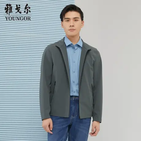 雅戈尔奥莱 商场同款男士单夹克秋冬新款官方商务休闲潮流外套男图片