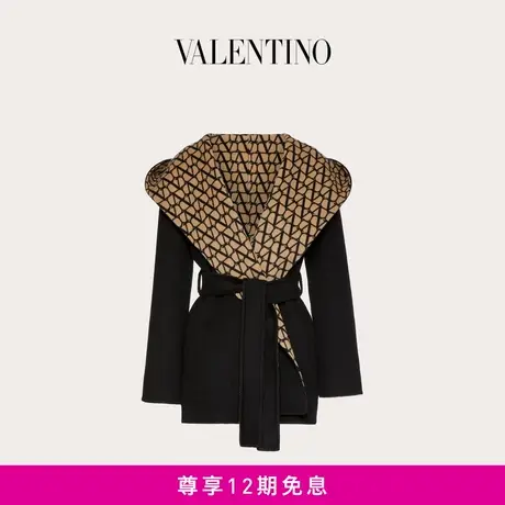 【24期免息】华伦天奴VALENTINO女士V标志可双面穿大衣商品大图