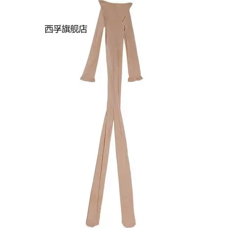 （免脱）连体长袖 油亮马油袜（80-170斤）（免脱）连体长袖 油亮商品大图