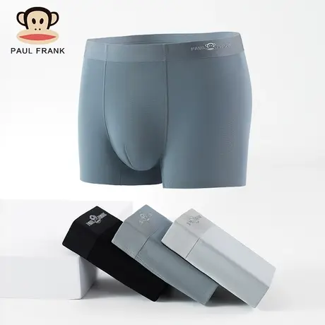 大嘴猴男士内裤男生四角裤无痕大码透气抗菌裤衩短裤男孩平角裤头商品大图