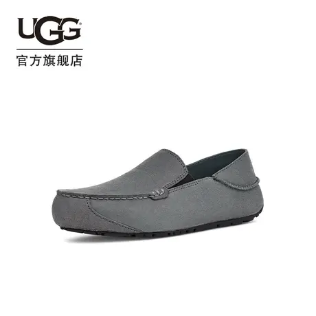 UGG秋季男士休闲一脚蹬懒人鞋舒适平底鞋豆豆鞋乐福鞋 1108189图片