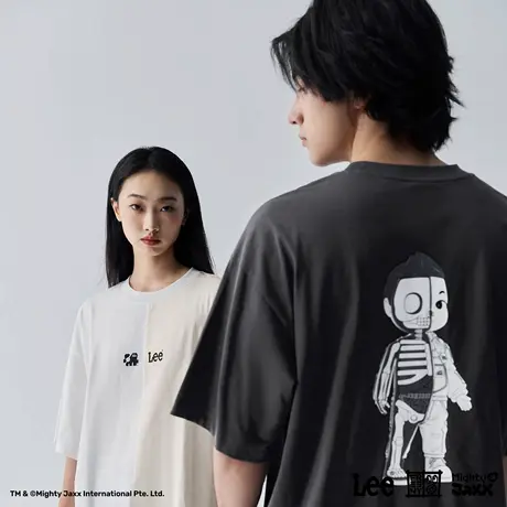 【MIGHTY JAXX联名】Lee商场同款25早秋新舒适版男女同款短袖T恤商品大图