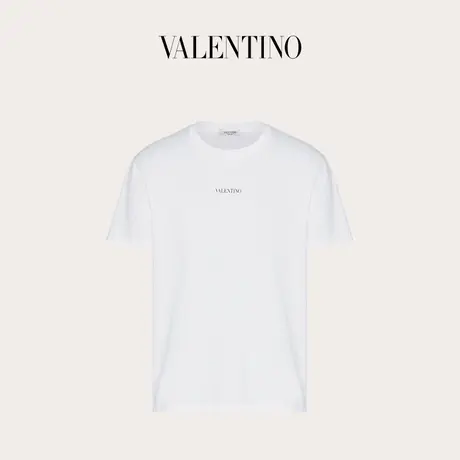 【季末优惠】华伦天奴VALENTINO男士棉质LOGO T恤商品大图