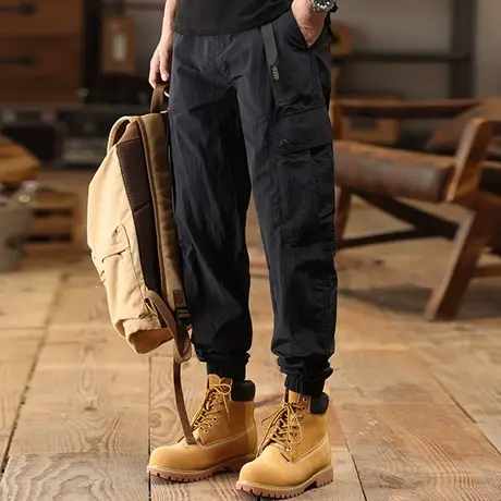 Modi Nick/摩帝尼克男裤男士工装裤宽松时尚大码潮流休闲裤子男款商品大图