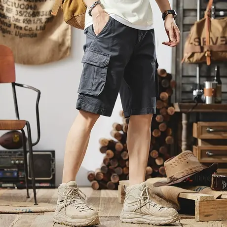 Modi Nick/摩帝尼克时尚潮流男裤百搭中性风短裤男款裤子男士休闲商品大图