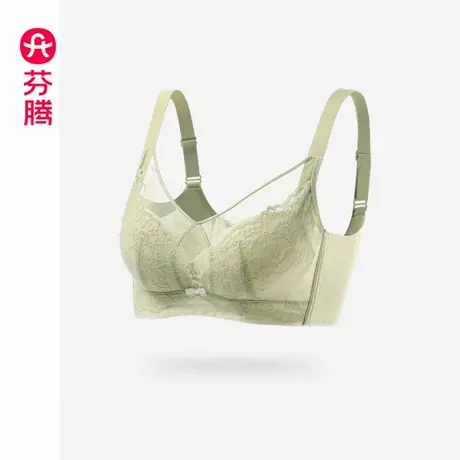 芬腾女士内衣大胸显小无钢圈文胸上托防下垂薄款胸罩图片