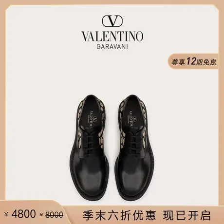 [季末优惠][线上限定]华伦天奴VALENTINO男士 V 标志德比鞋商品大图