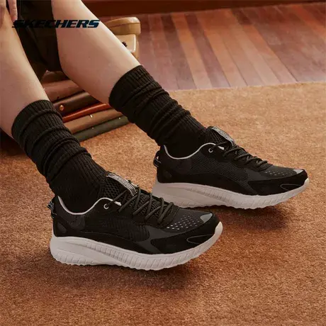 Skechers斯凯奇女鞋夏季减震软底运动休闲鞋时尚增高板鞋跑步鞋商品大图
