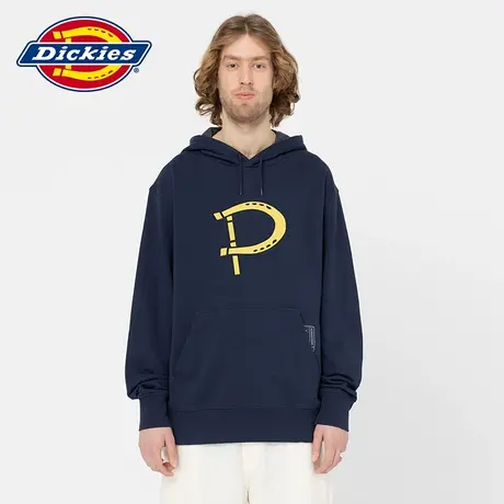 Dickies x POP TRADING COMPANY联名款 休闲圆领慵懒风卫衣上衣商品大图