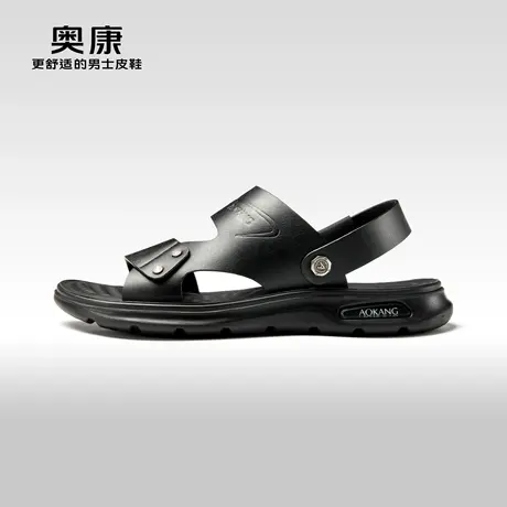 奥康男鞋2023夏季新款运动休闲沙滩鞋男日常露趾软底防滑凉鞋图片