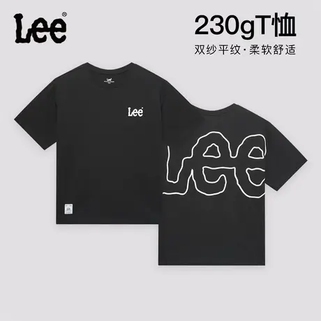 Lee男女童夏季纯棉短袖T恤2025新款男孩休闲儿童装半袖夏装上衣服图片
