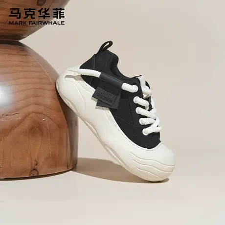 马克华菲大头鞋女厚底板鞋2025春夏新款增高帆布鞋情侣运动休闲鞋商品大图
