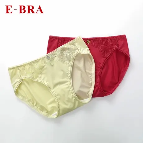 安莉芳官方奥莱E-BRA性感蕾丝轻薄弹力内裤细腻冰丝低腰三角裤女商品大图