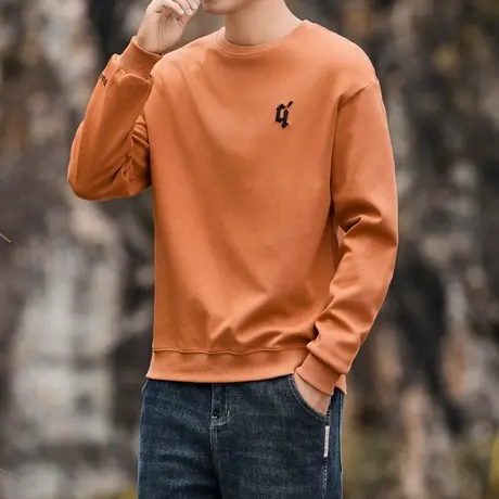 百搭男士卫衣时尚潮牌秋季男装多色加绒可选男士长袖秋冬款卫衣商品大图