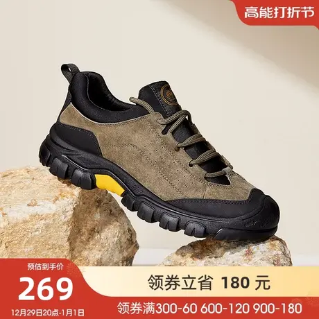 骆驼2023秋季新款多元拼接疏水抓地厚底城市户外徒步鞋男图片