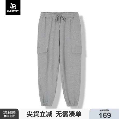 Lilbetter男士卫裤2024新款春季休闲运动裤潮牌长裤宽松束脚裤子图片