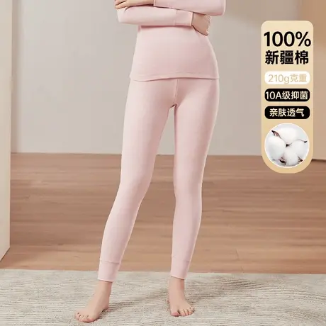 顶瓜瓜女士保暖裤秋冬季加绒加厚高腰弹力打底裤纯棉长裤薄款单裤商品大图