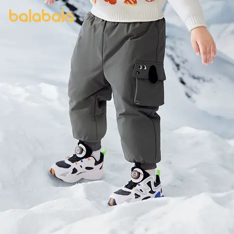 巴拉巴拉balaOne童装宝宝羽绒裤男童工装裤冬季2025新款长裤三防图片
