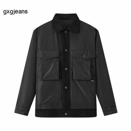 gxg.jeans男装2024年冬季新款翻领短款羽绒服J24XD254037商品大图