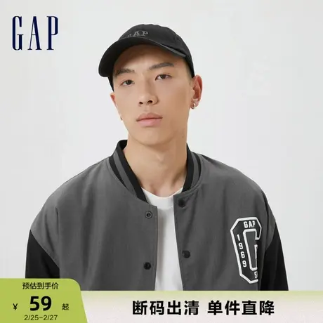 【断码优惠】Gap男装秋季LOGO纯棉棒球帽时尚休闲鸭舌帽542693商品大图